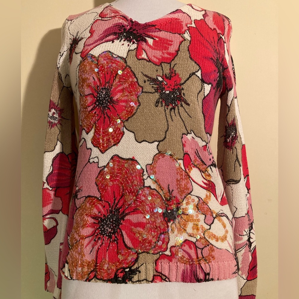 Bright Cotton sweater, worn once, size S (US 6)